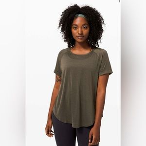 Lululemon open up tie back tee
